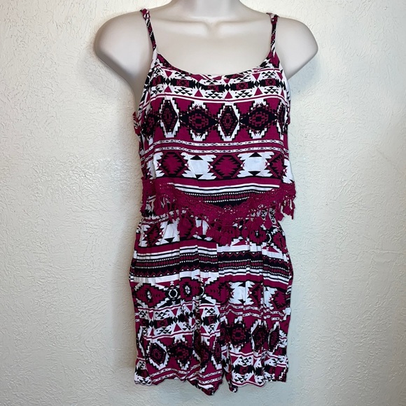 Rue21 Tribal Pattern Adjustable Strap Romper - Picture 12 of 12